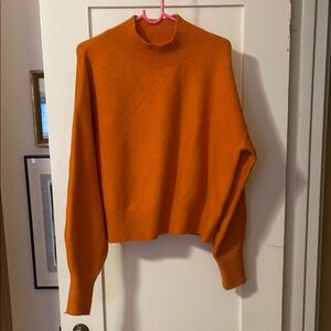 NWT los angeles atelier Orange Knit Sweater